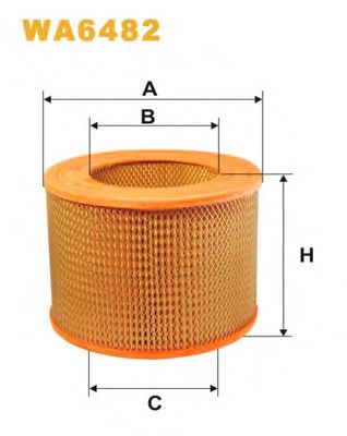 WIX FILTERS wa6482 -  Воздушный фильтр